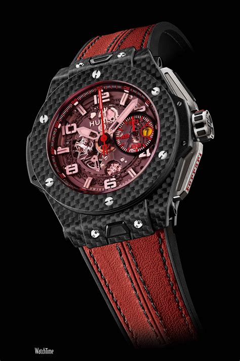 hublot big bang ferrari carbon red magic replica|ferrari hublot big bang.